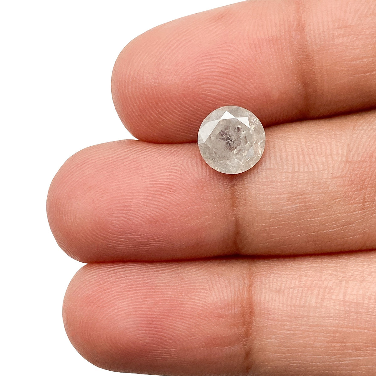 1.62ct | Rustic  Round Shape Brilliant Cut Diamond - Modern Rustic Diamond