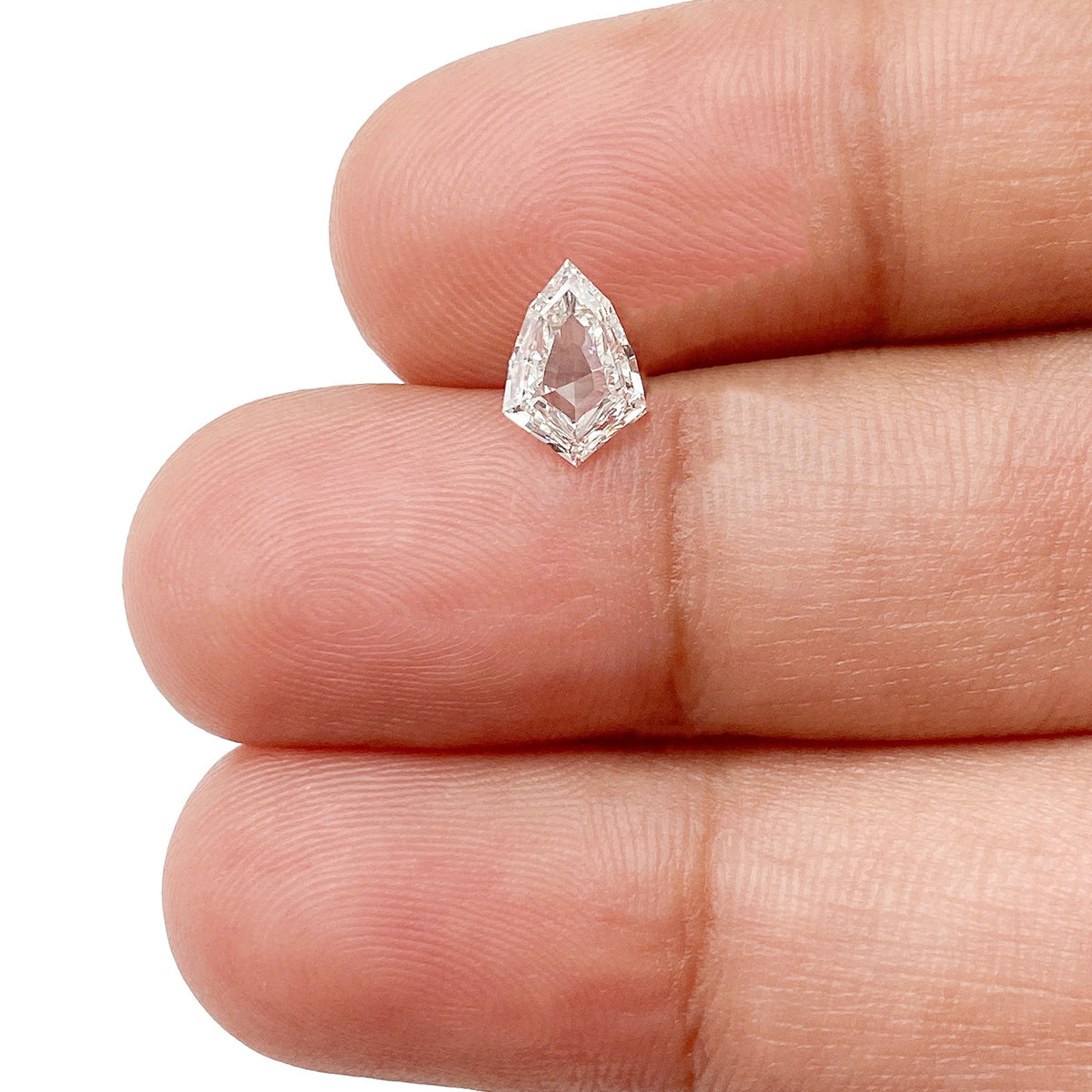 0.65ct | I/SI1 Kite Shape Step Cut Diamond (GIA) - Modern Rustic Diamond