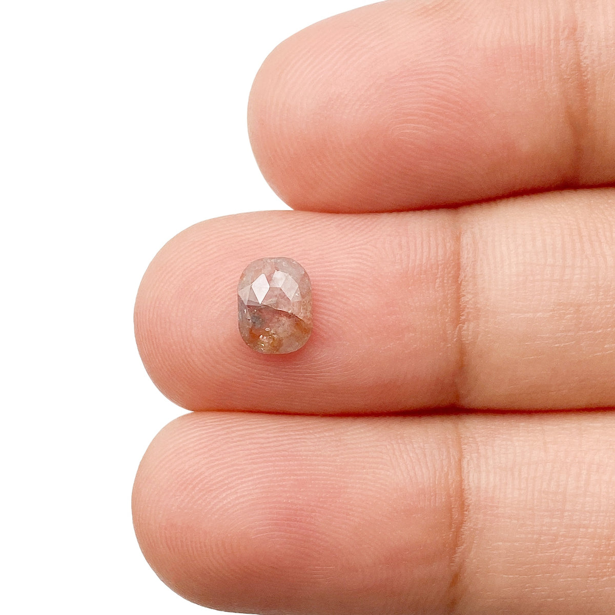 0.54ct | Rstc/ Cushion Shape Rose Cut Diamond - Modern Rustic Diamond