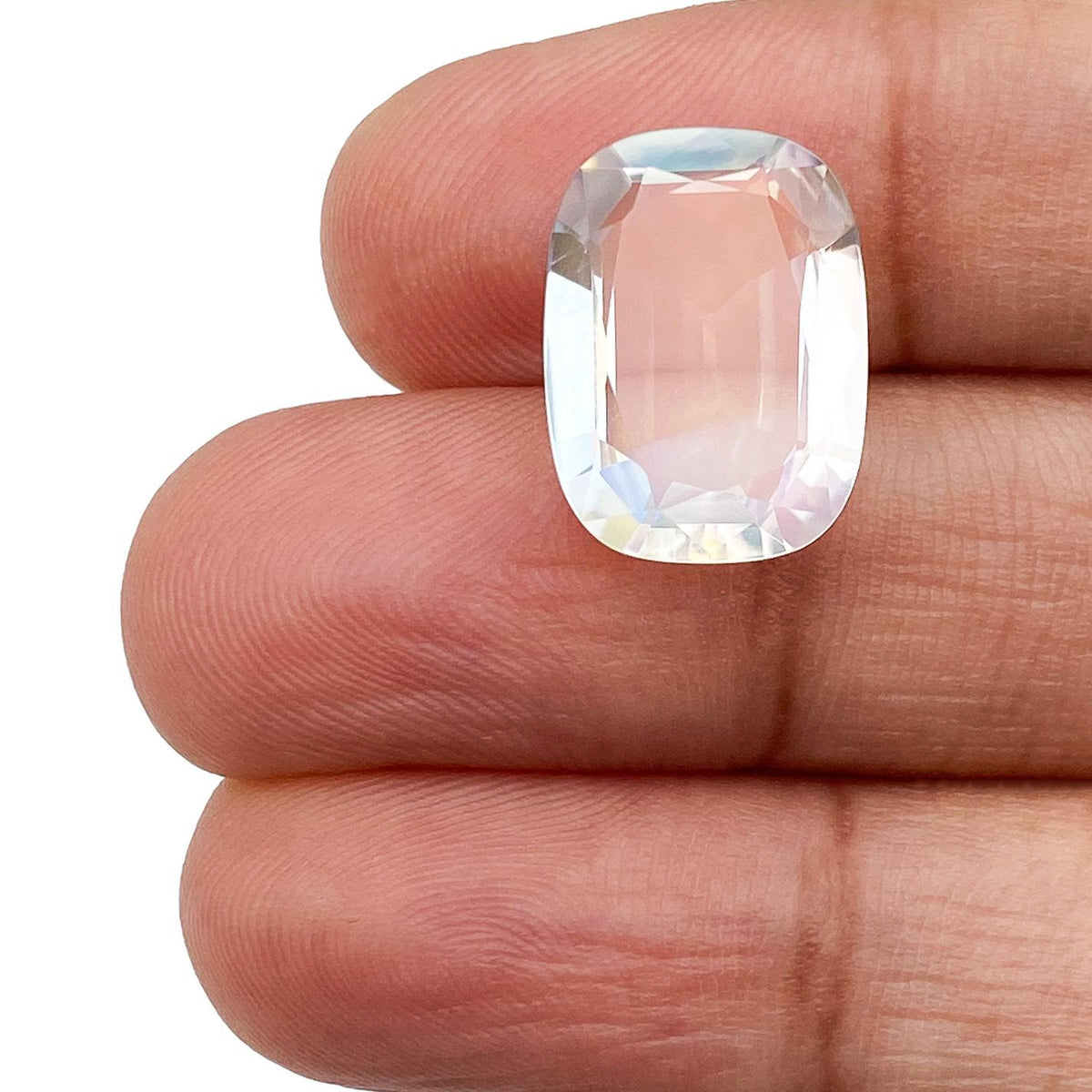 5.56ct |  Cushion Shape  Moonstone - Modern Rustic Diamond