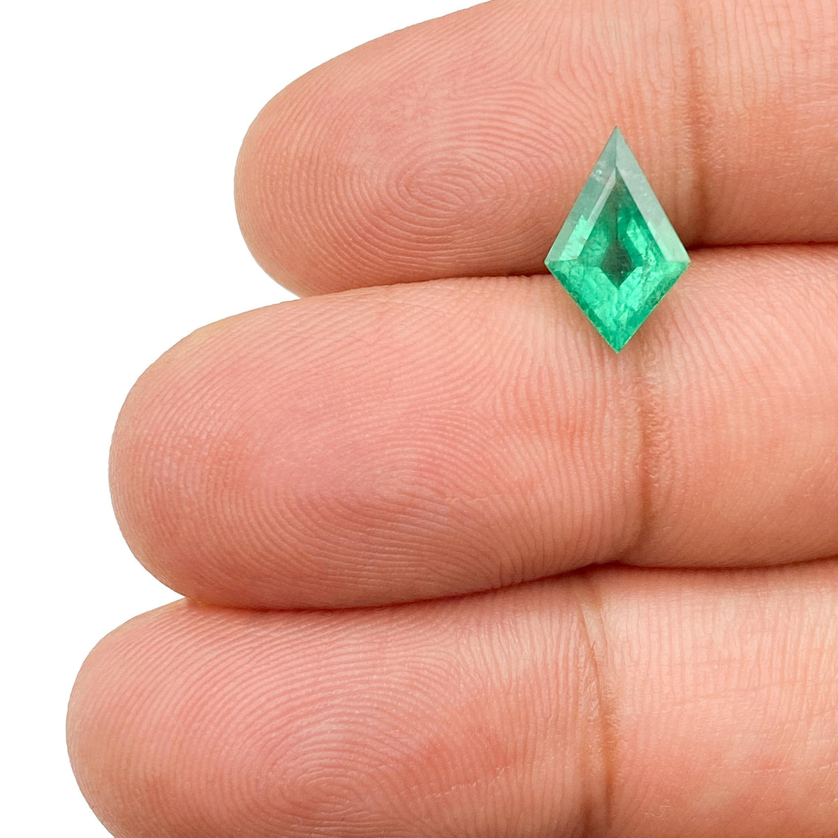 1.67ct | Green/ Kite Shape Step Cut Diamond - Modern Rustic Diamond