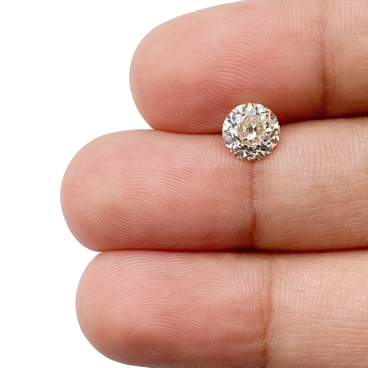 1.11ct | O-P/VVS1 Round Shape Old European Cut Diamond (GIA) - Modern Rustic Diamond