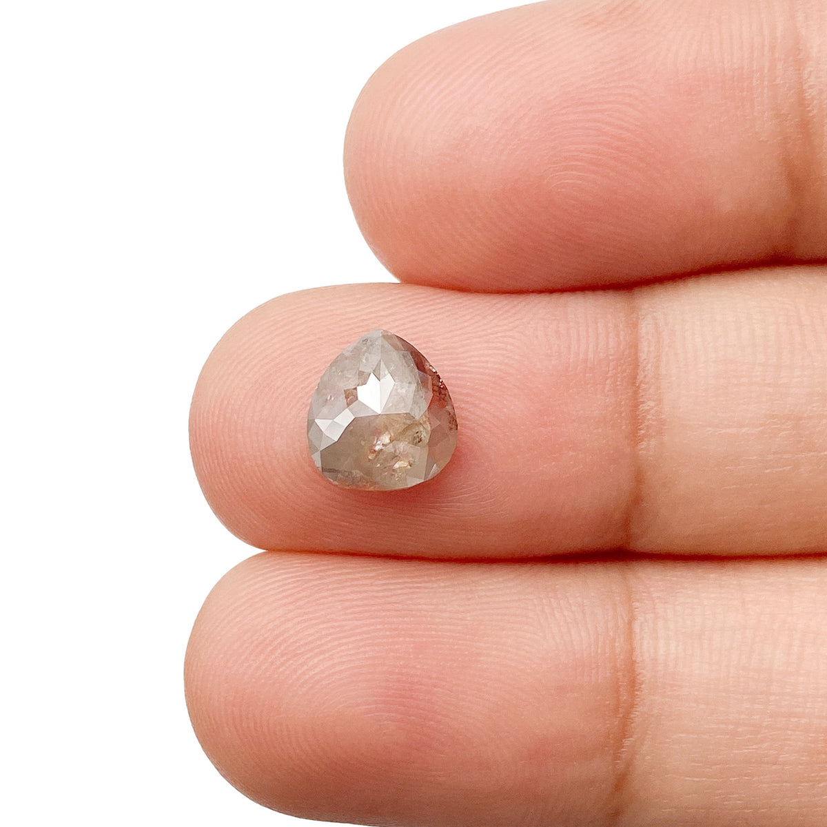 1.22ct | Rstc/ Pear Shape Rose Cut Diamond - Modern Rustic Diamond