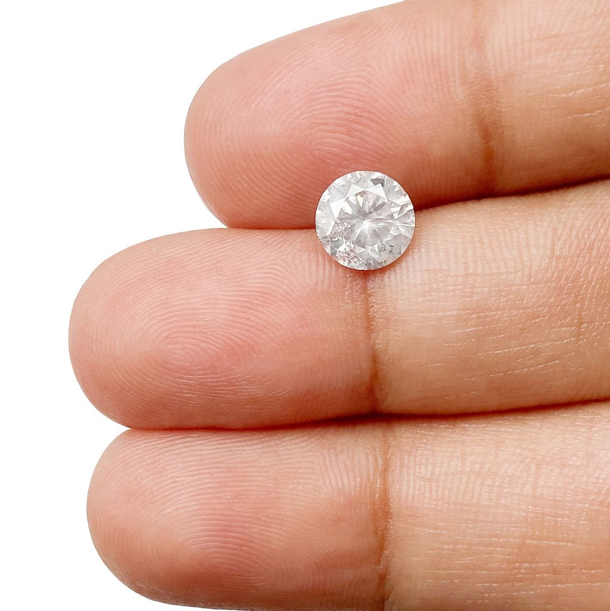 1.22ct | Rustic Round Shape Brilliant Cut Diamond - Modern Rustic Diamond