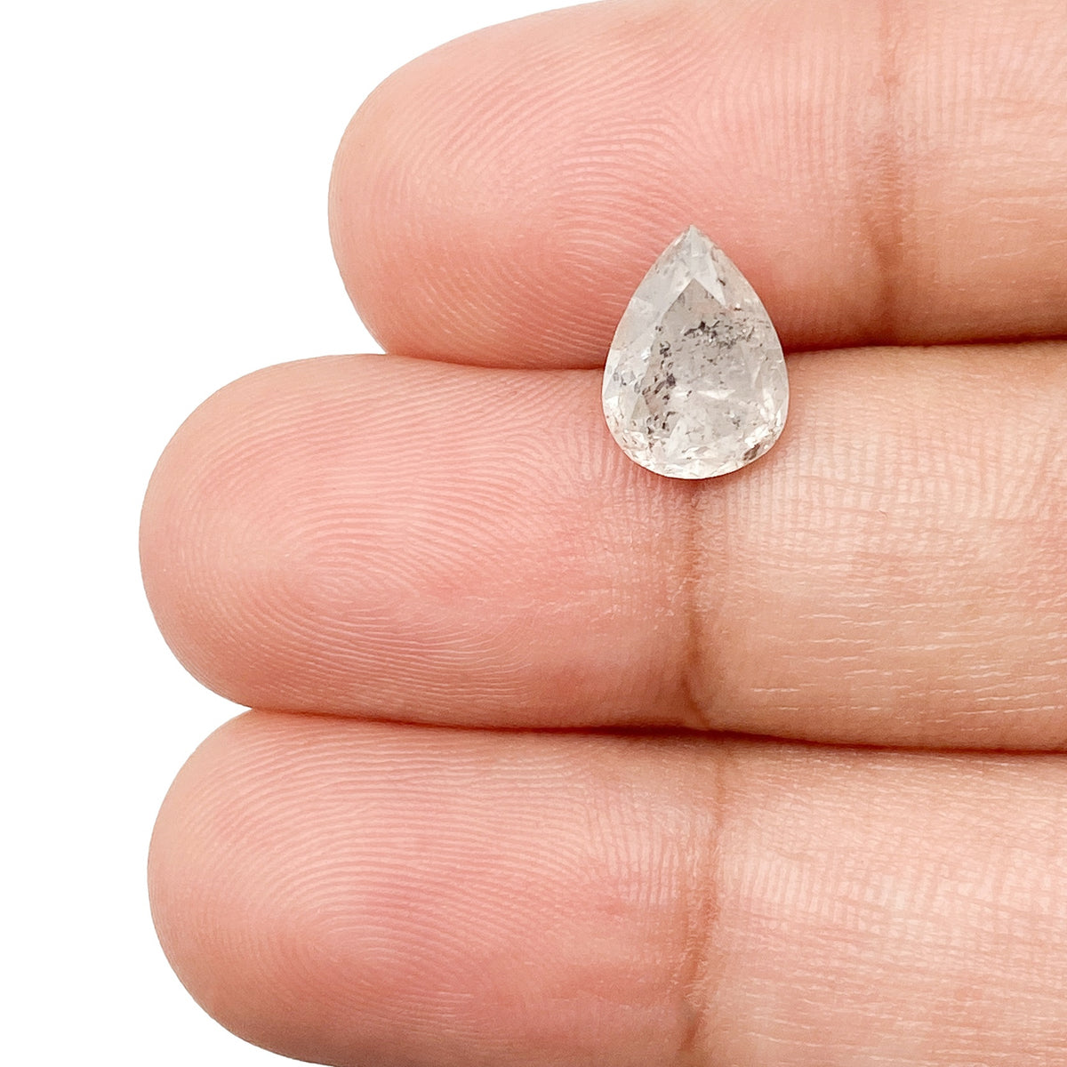 1.79ct | Rustic Pear Shape Brilliant Cut Diamond - Modern Rustic Diamond