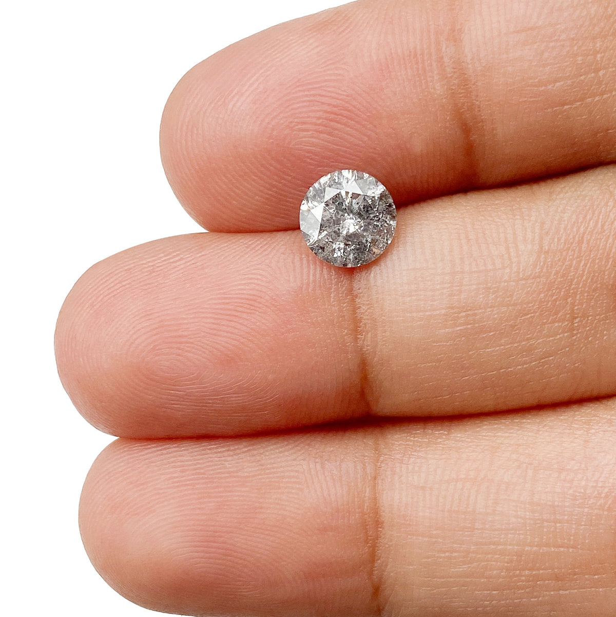 1.04ct | Rustic Round Shape Brilliant Cut Diamond - Modern Rustic Diamond