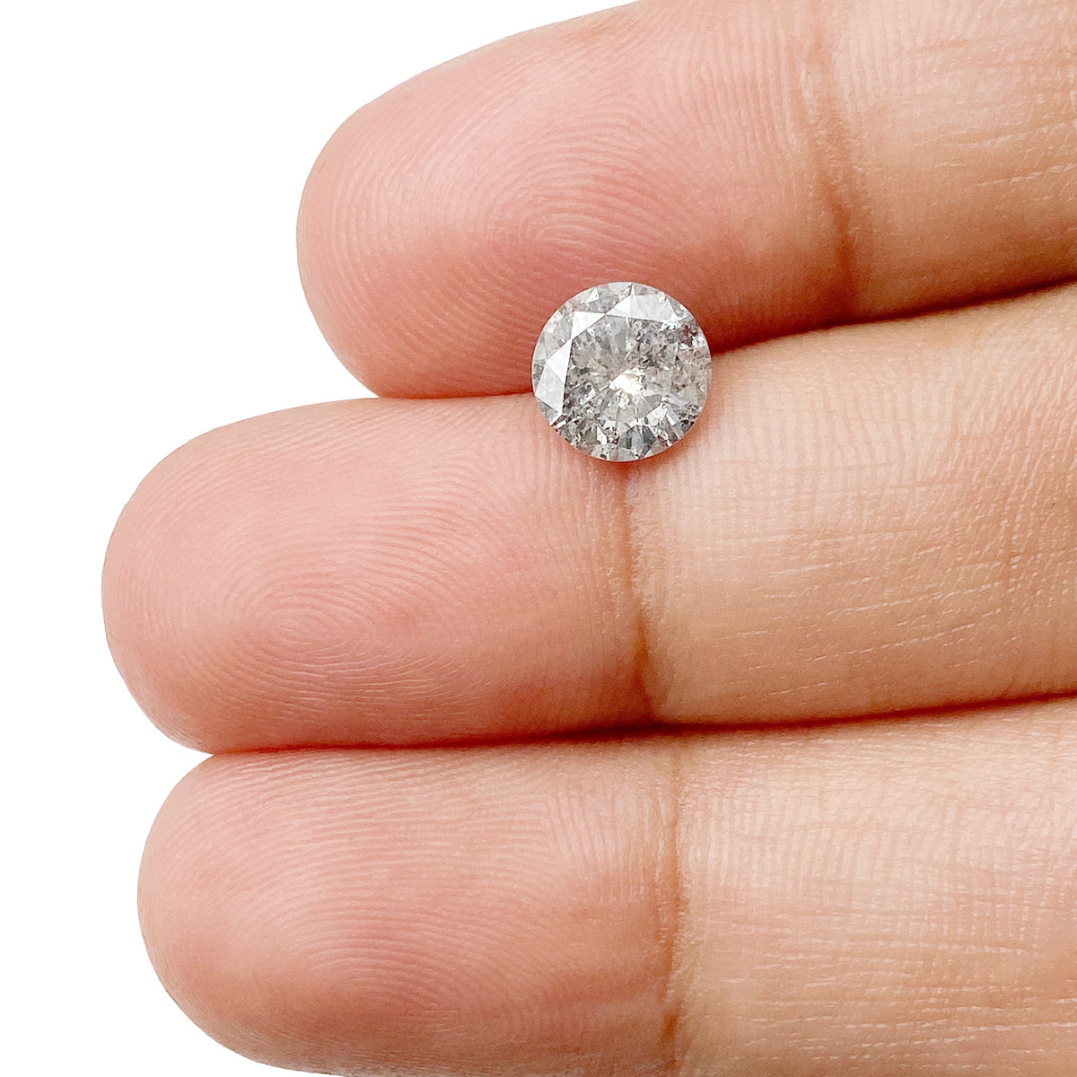 1.07ct | Rustic  Round Shape Brilliant Cut Diamond - Modern Rustic Diamond