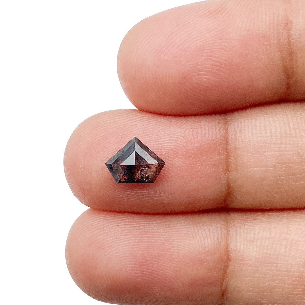 0.82ct | Rustic  Shield Shape Step Cut Diamond - Modern Rustic Diamond