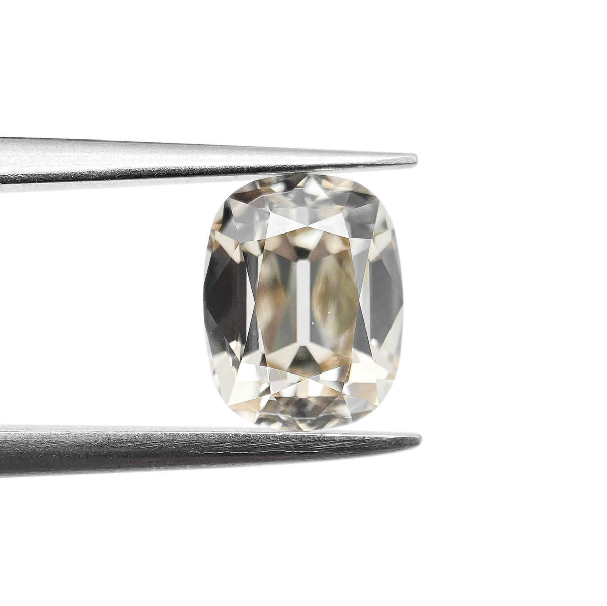 1.63ct | Q-R/SI1 Cushion Shape Old Mine Cut Diamond (GIA) - Modern Rustic Diamond