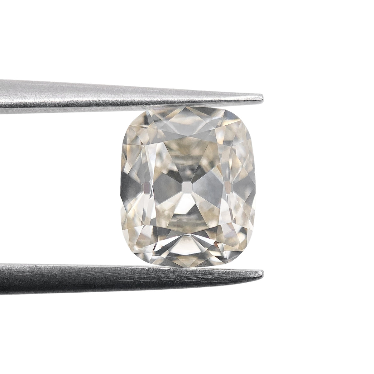 1.62ct | L/VS1 Cushion Shape Old Mine Cut Diamond (GIA) - Modern Rustic Diamond