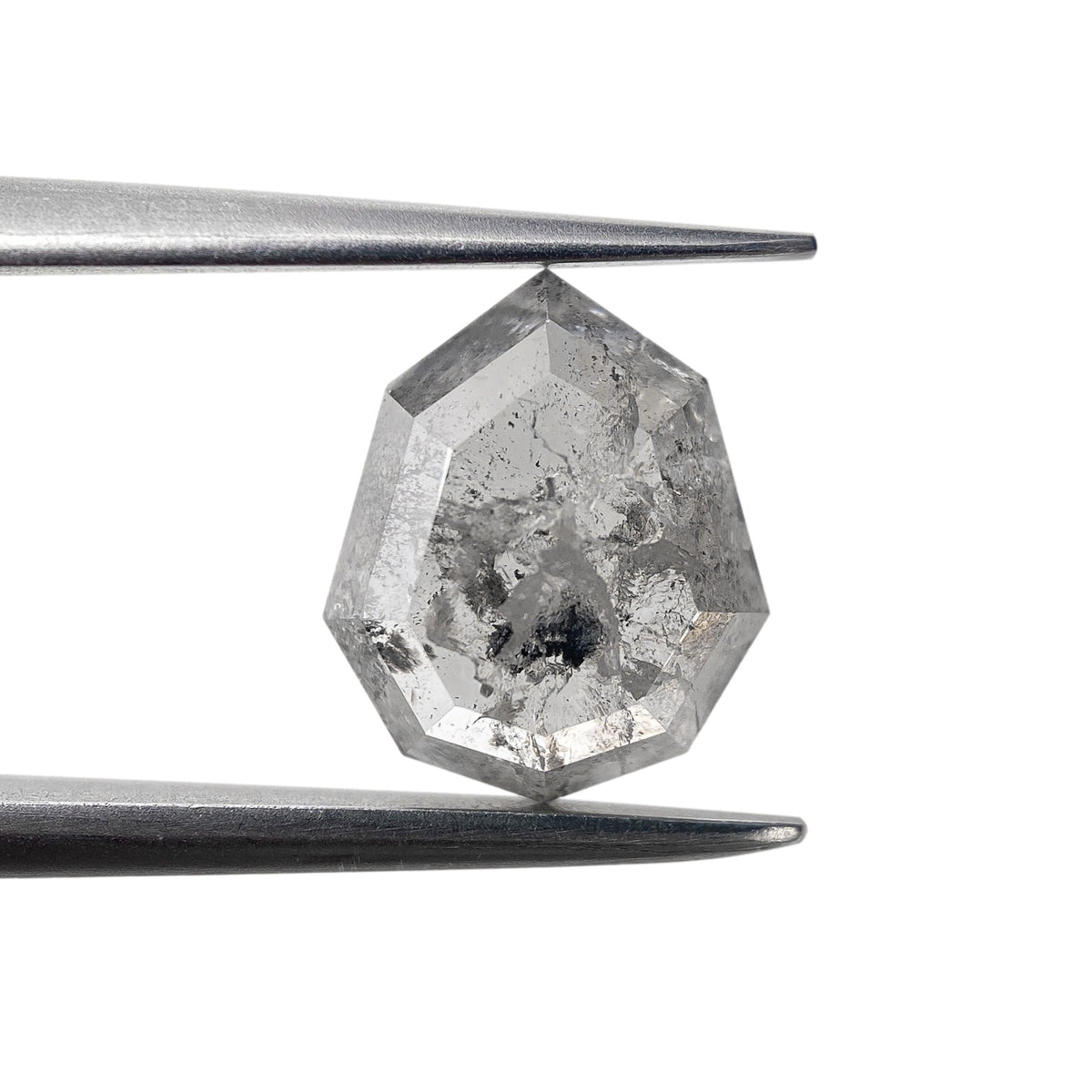 1.55ct | Rustic Pear Shape Rose Cut Diamond - Modern Rustic Diamond