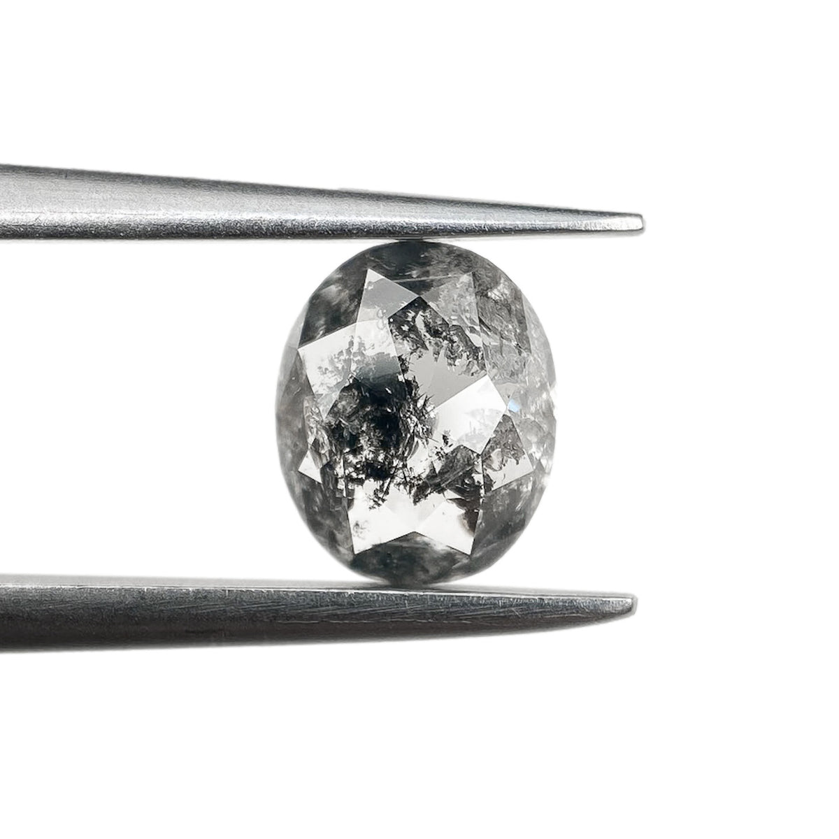 0.75ct | Rustic  Oval Shape Rose Cut Diamond - Modern Rustic Diamond