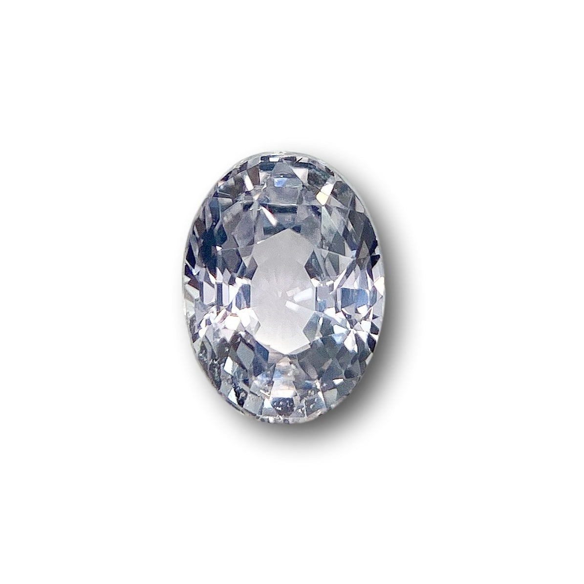 3.08ct | Brilliant Cut Oval Shape Gray Sapphire-Modern Rustic Diamond