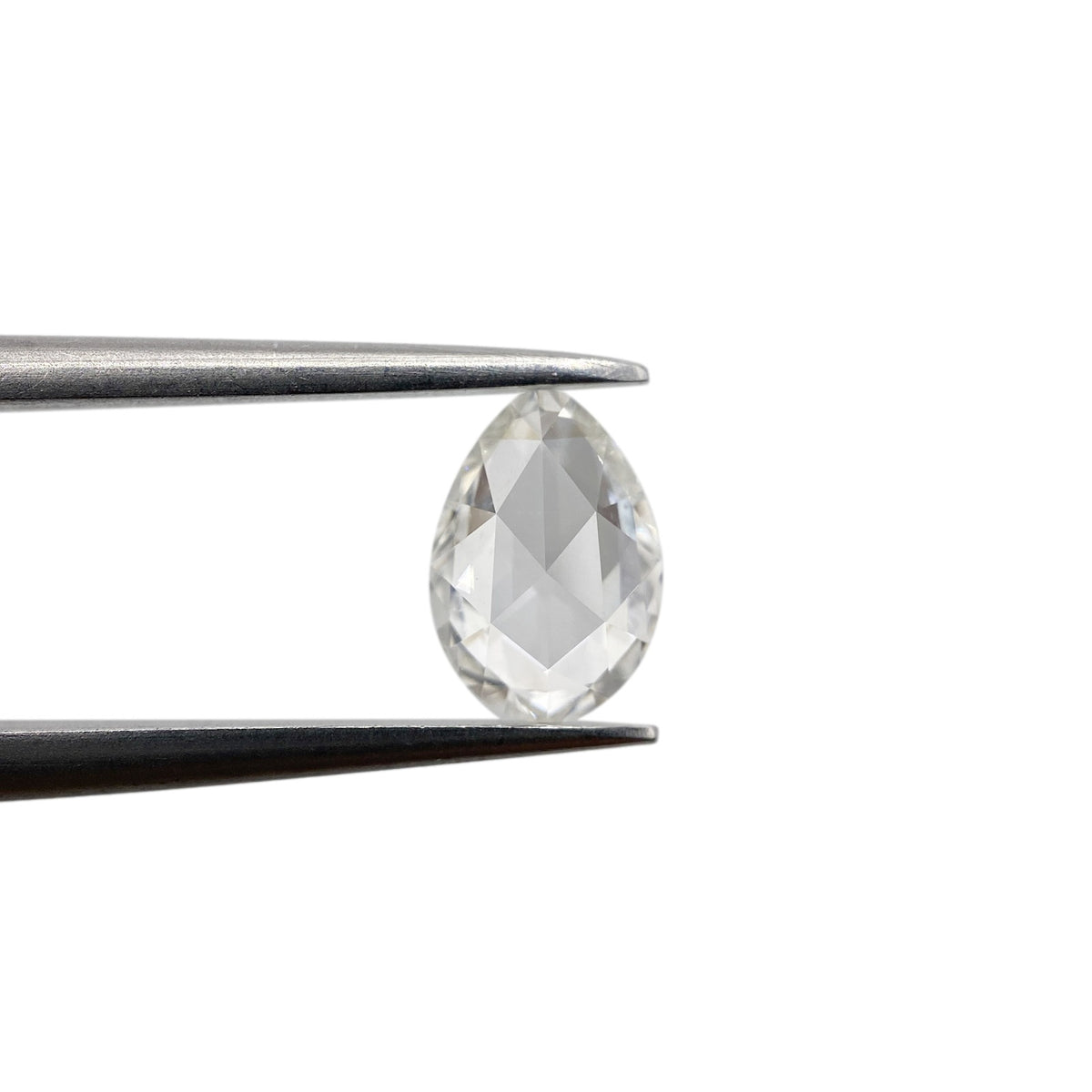 0.72ct | G/VVS2 Pear Shape Rose Cut Diamond (GIA) - Modern Rustic Diamond