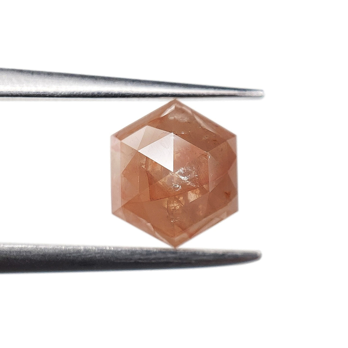 1.41ct | Rustic  Hexagon Shape Step Cut Diamond - Modern Rustic Diamond