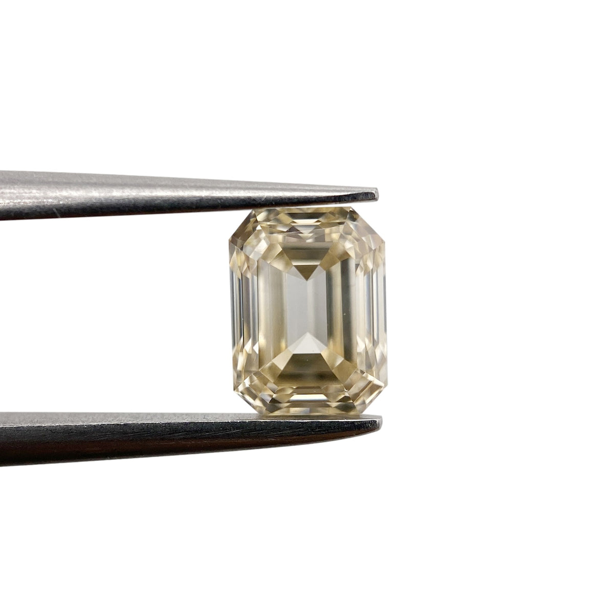 1.00ct | Champagne VVS Emerald Shape Step Cut Diamond - Modern Rustic Diamond