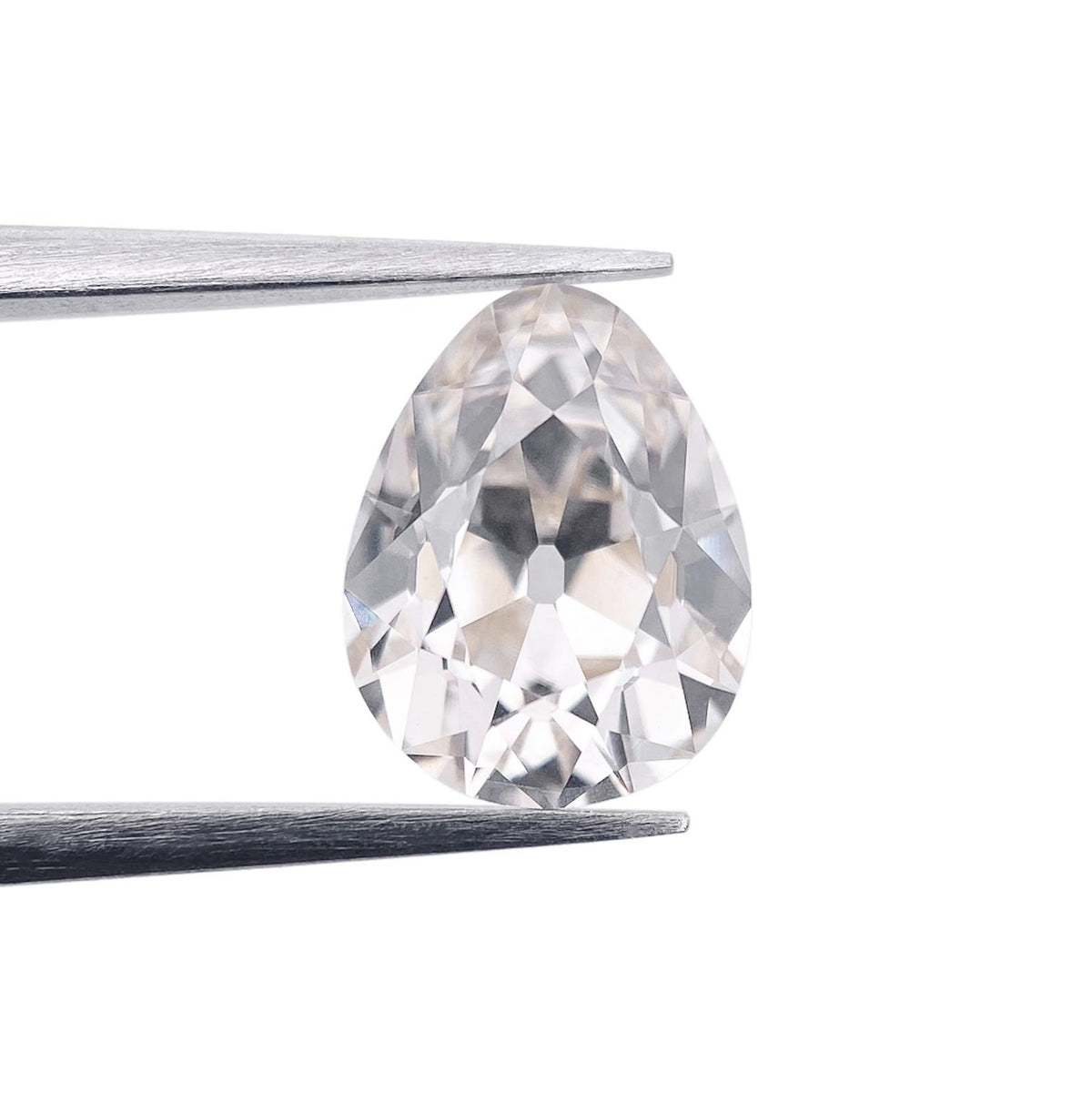 1.86ct | L/VS1 Pear Shape Old Mine Cut Diamond (GIA) - Modern Rustic Diamond