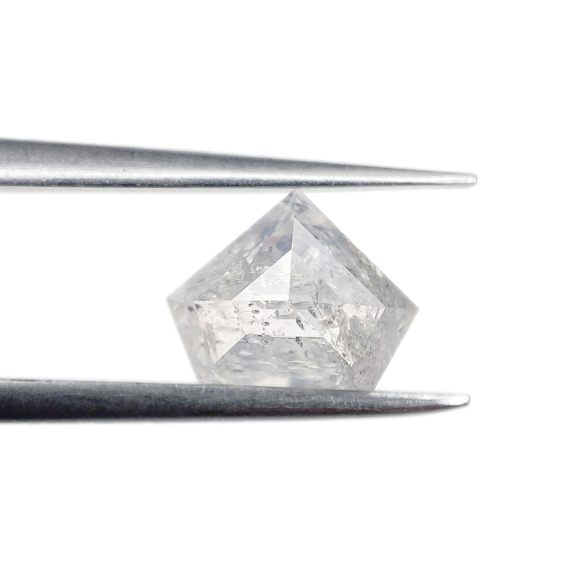 1.40ct | Rustic Shield Shape Step Cut Diamond - Modern Rustic Diamond
