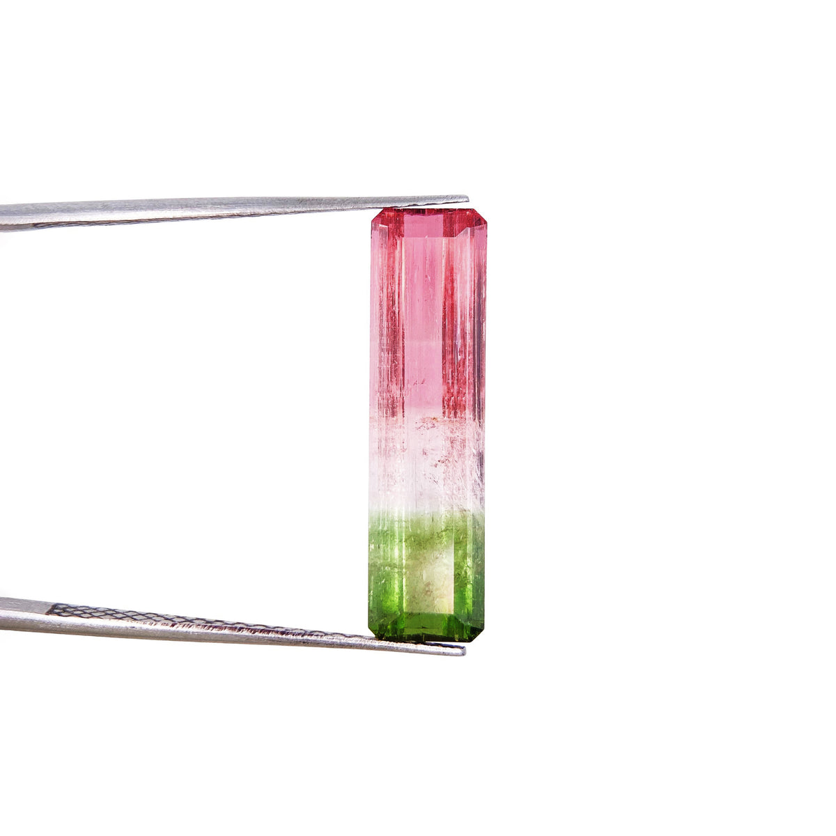5.08ct |  Emerald Shape Step Cut Tourmaline - Modern Rustic Diamond