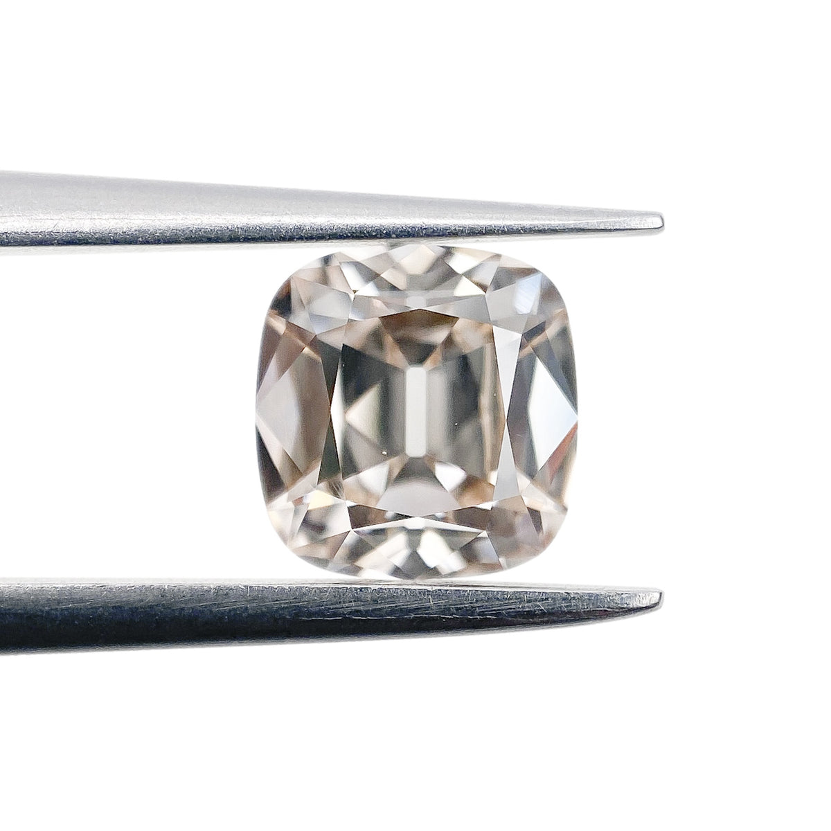 1.11ct | S-T/VS2 Cushion Shape Old Mine Cut Diamond (GIA) - Modern Rustic Diamond