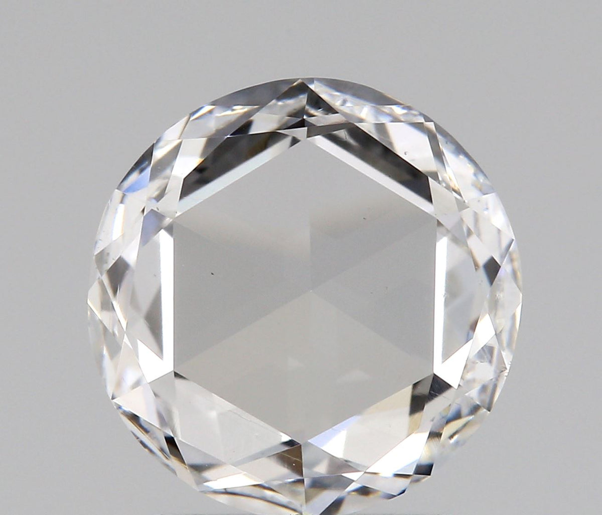 1.01ct | D/SI1 Round Shape Rose Cut Diamond (GIA) - Modern Rustic Diamond