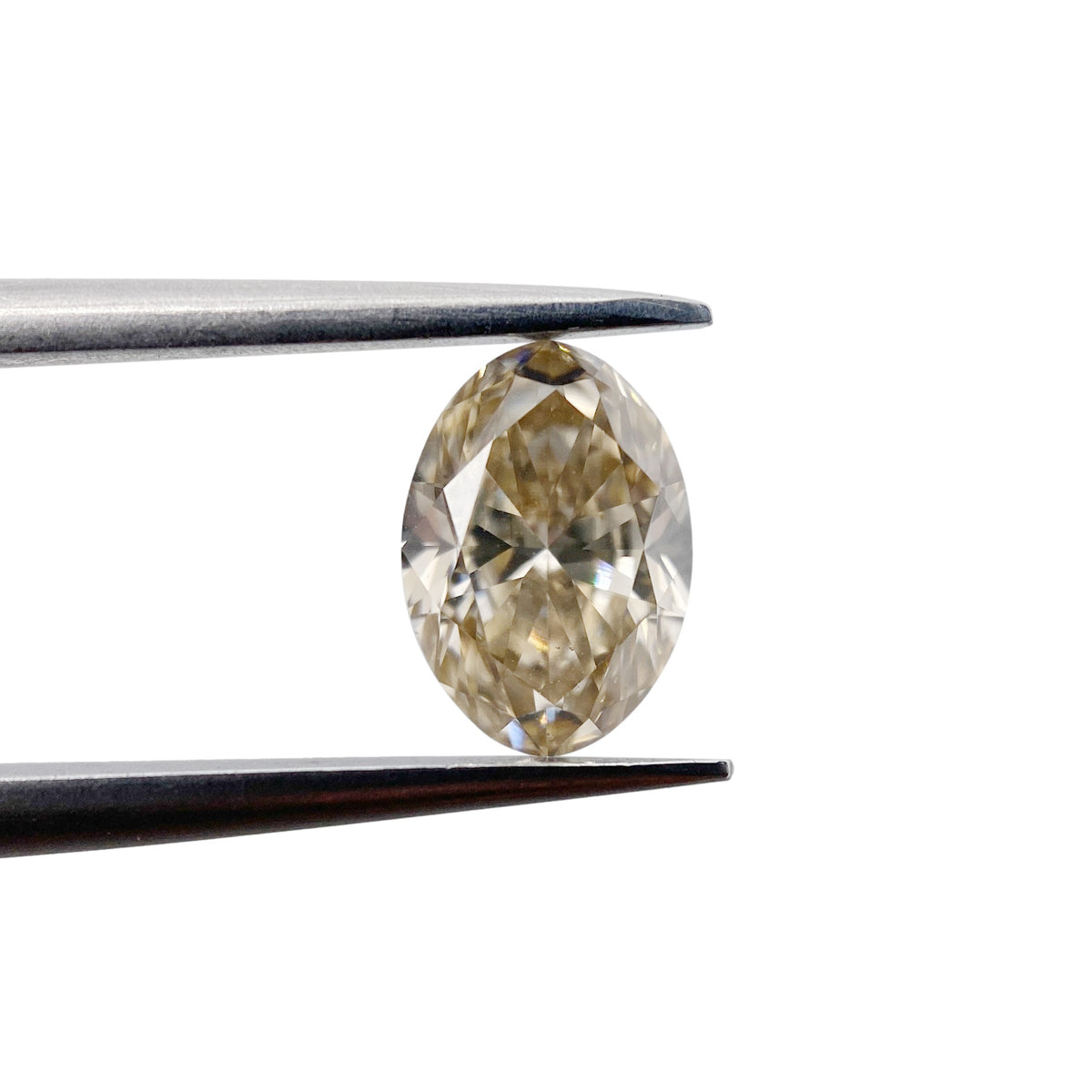1.02ct | Champagne VS Oval Shape Brilliant Cut Diamond - Modern Rustic Diamond