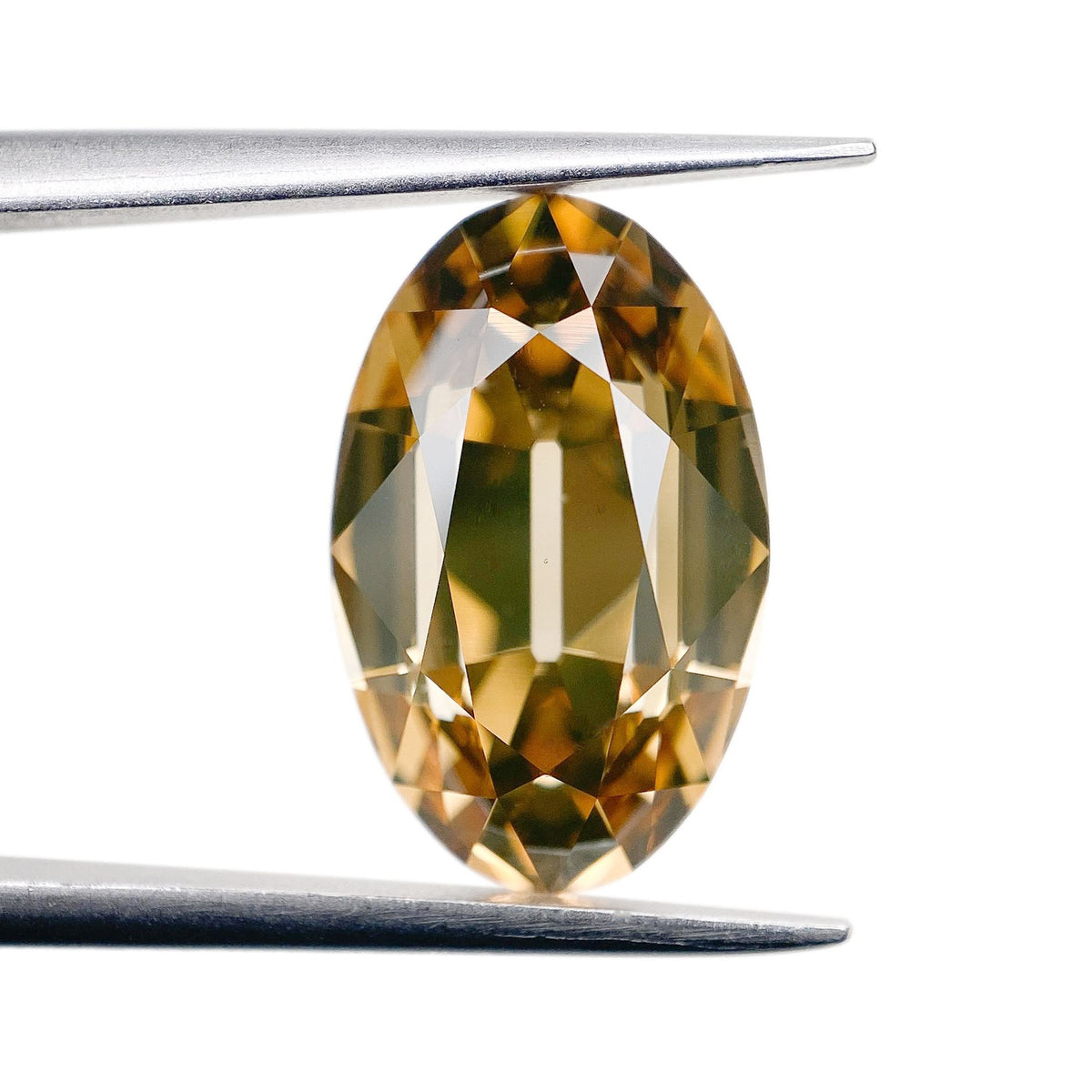 5.03ct | Fancy Dark Orangy Brown VS2 Oval Shape Old Mine Cut Diamond (GIA) - Modern Rustic Diamond