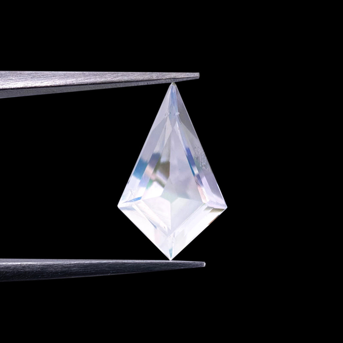 1.40ct |  Kite Shape Step Cut Moonstone - Modern Rustic Diamond