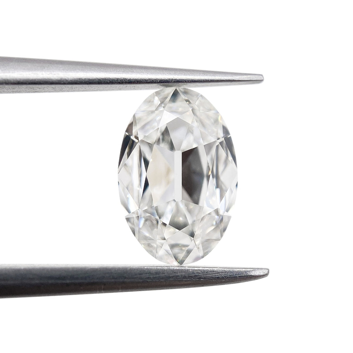 1.08ct | H/VVS1 Oval Shape Old Mine Cut Diamond (GIA) - Modern Rustic Diamond