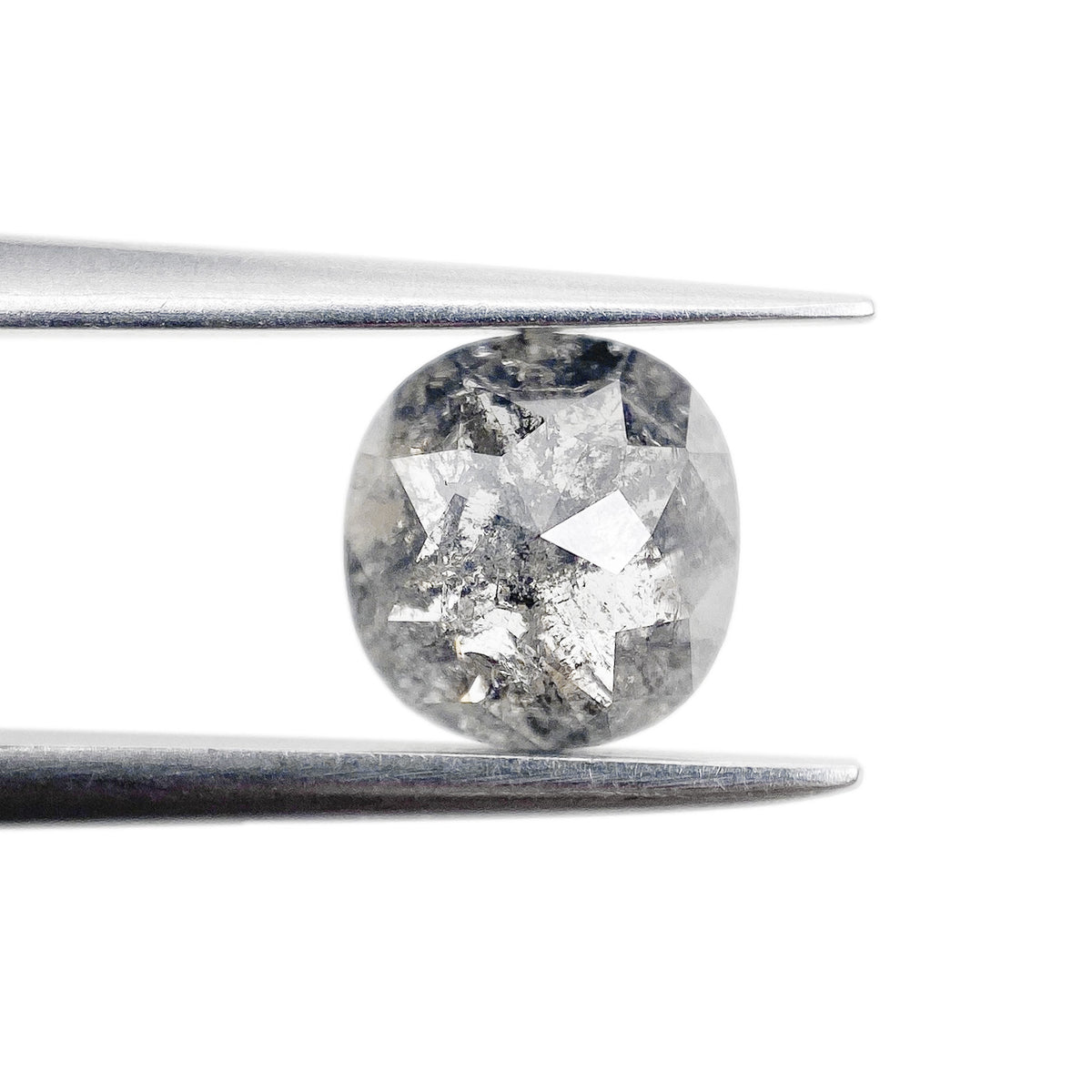 1.10ct | Rustic Cushion Shape Rose Cut Diamond - Modern Rustic Diamond