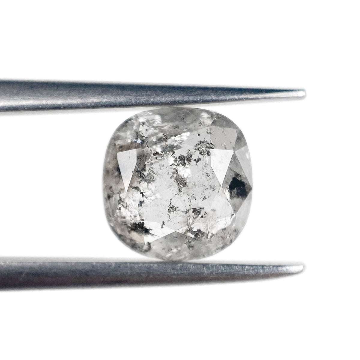 1.51ct | Rustic Cushion Shape Rose Cut Diamond - Modern Rustic Diamond