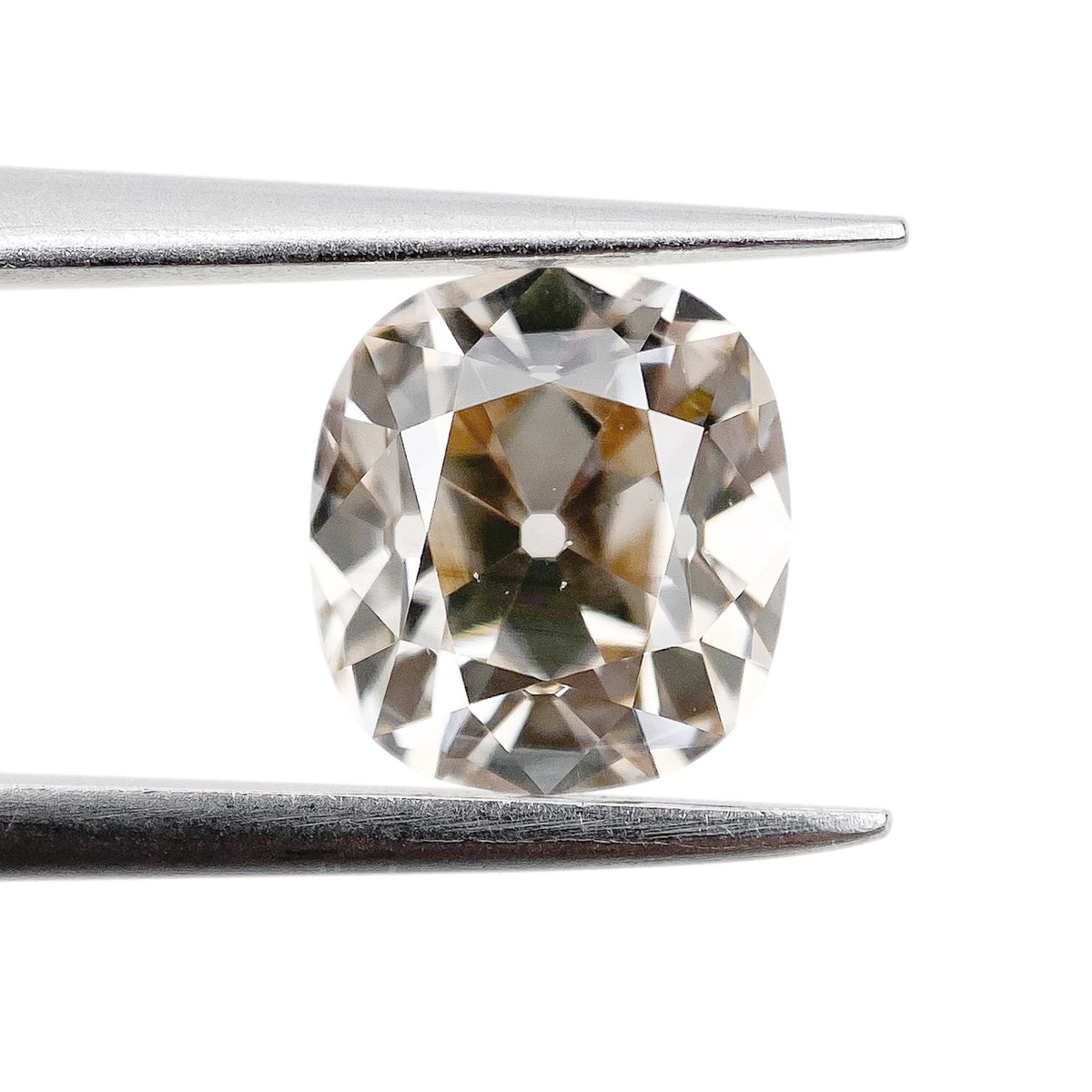 1.71ct | U-V/SI1 Cushion Shape Old Mine Cut Diamond (GIA) - Modern Rustic Diamond