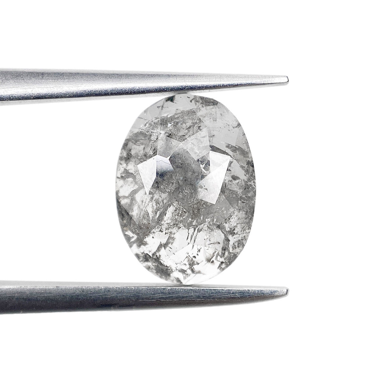 1.25ct | Rustic Oval Shape Rose Cut Diamond - Modern Rustic Diamond