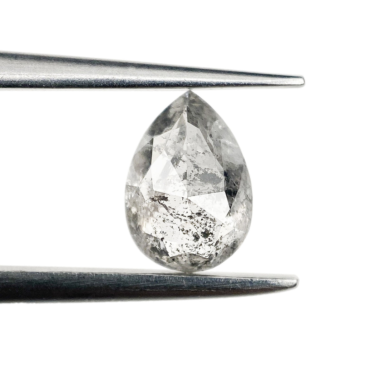 0.74ct | Rustic  Pear Shape Brilliant Cut Diamond - Modern Rustic Diamond