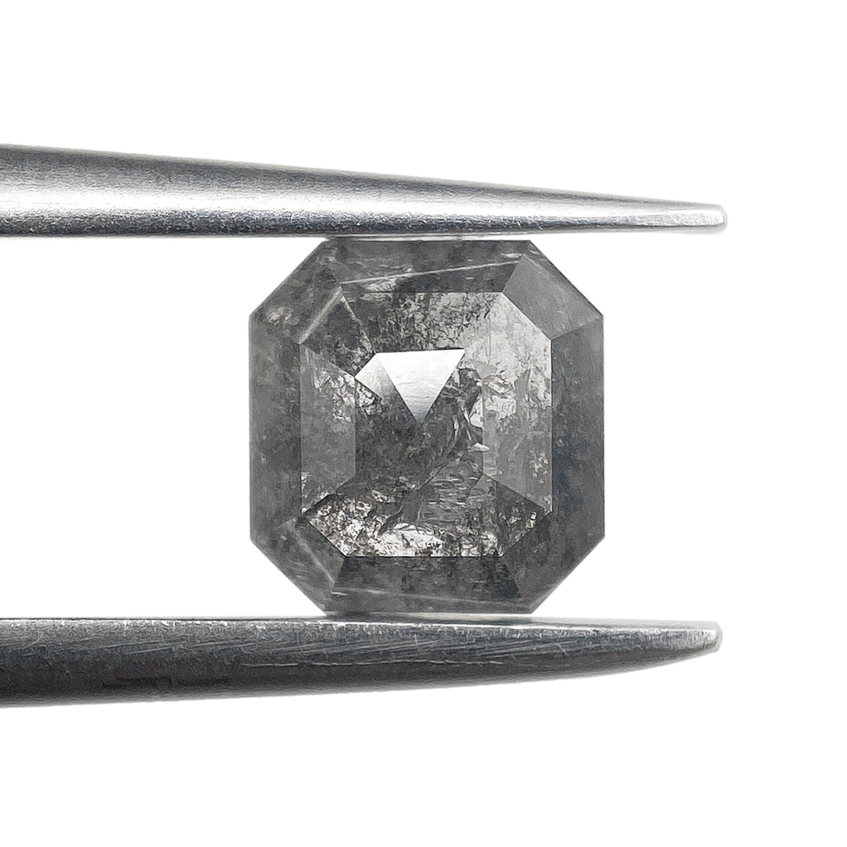 0.79ct | Rustic  Asscher Shape Step Cut Diamond - Modern Rustic Diamond
