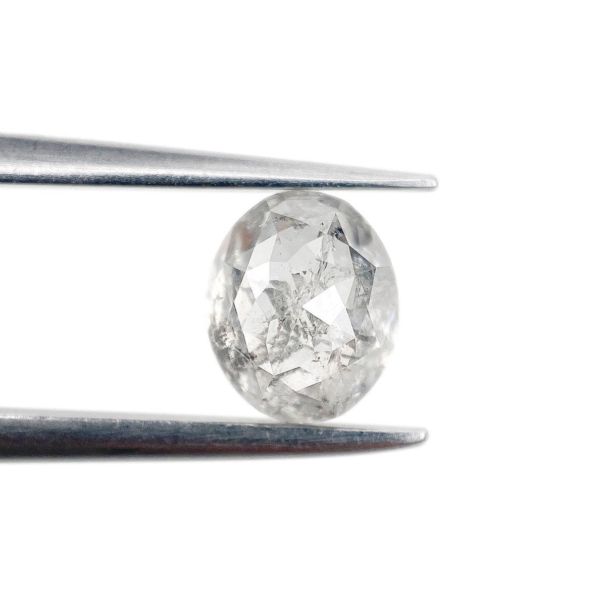1.14ct | Rustic Oval Shape Rose Cut Diamond - Modern Rustic Diamond