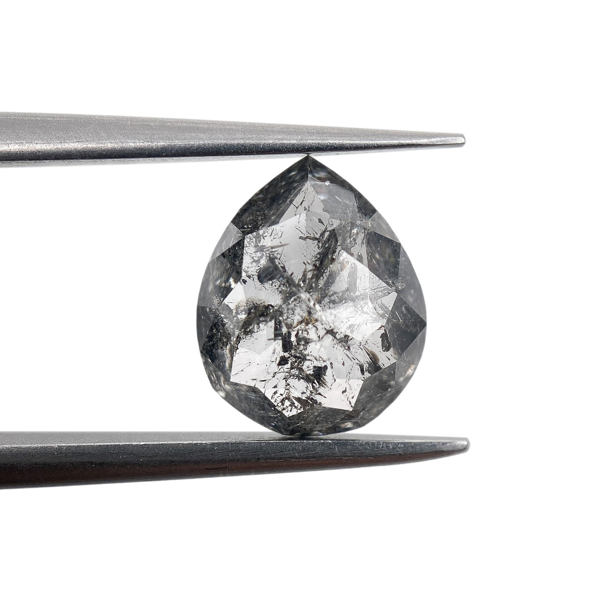 1.73ct | Rustic Pear Shape Rose Cut Diamond - Modern Rustic Diamond