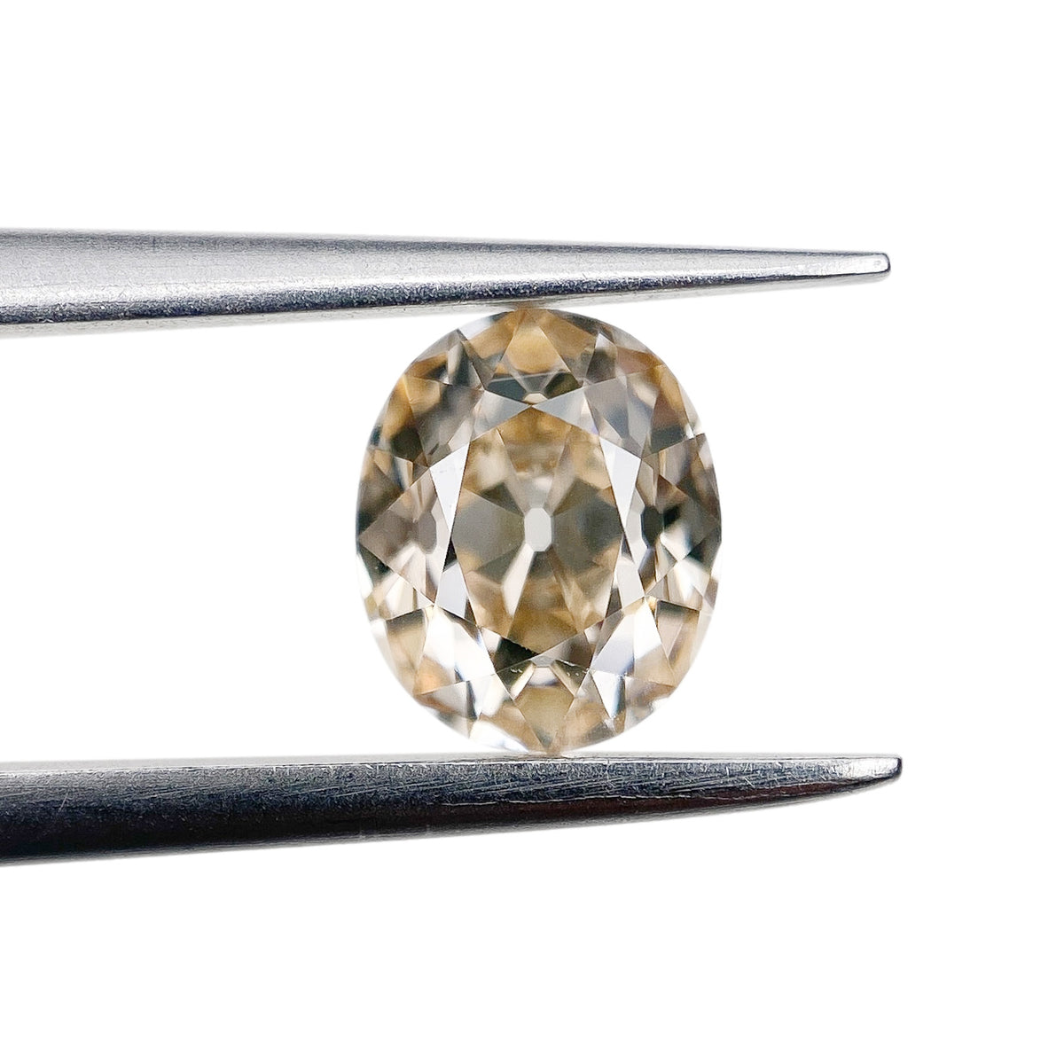 1.01ct | S-T/VS1 Oval Shape Old Mine Cut Diamond (GIA) - Modern Rustic Diamond