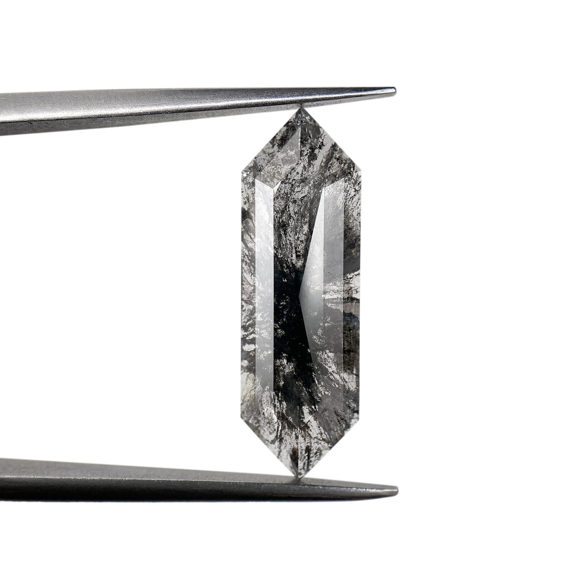 3.43ct | Rustic Hexagon Shape Rose Cut Diamond - Modern Rustic Diamond