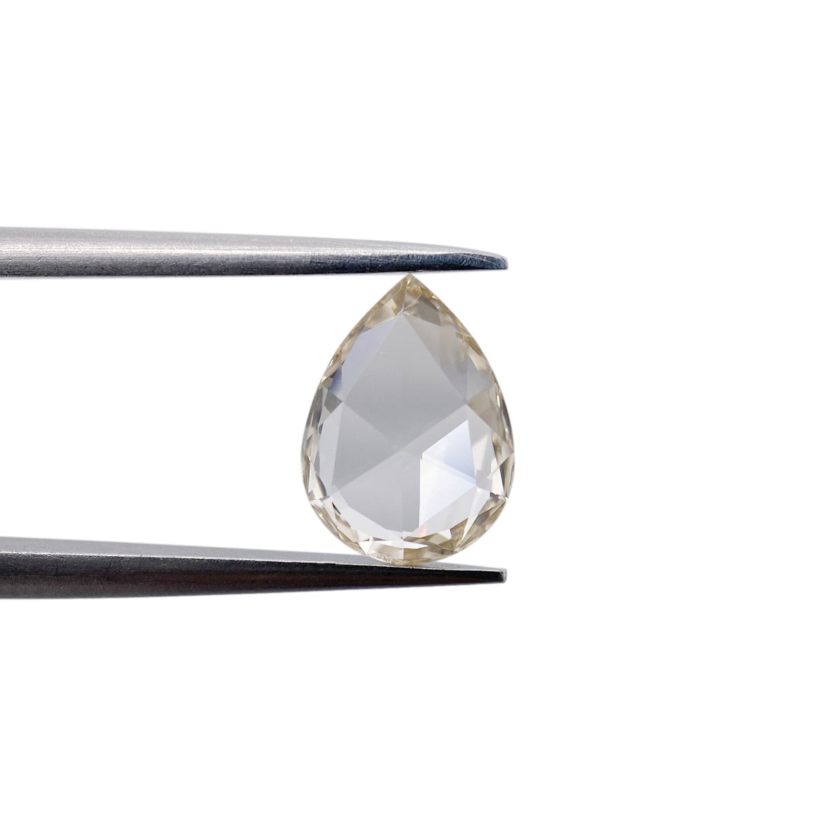 1.04ct | Champagne VS Pear Shape Rose Cut Diamond - Modern Rustic Diamond