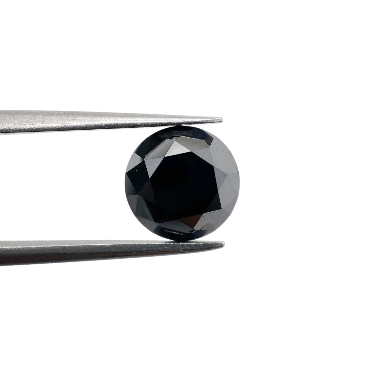 3.28ct | Black/ Round Shape Brilliant Cut Diamond-Modern Rustic Diamond