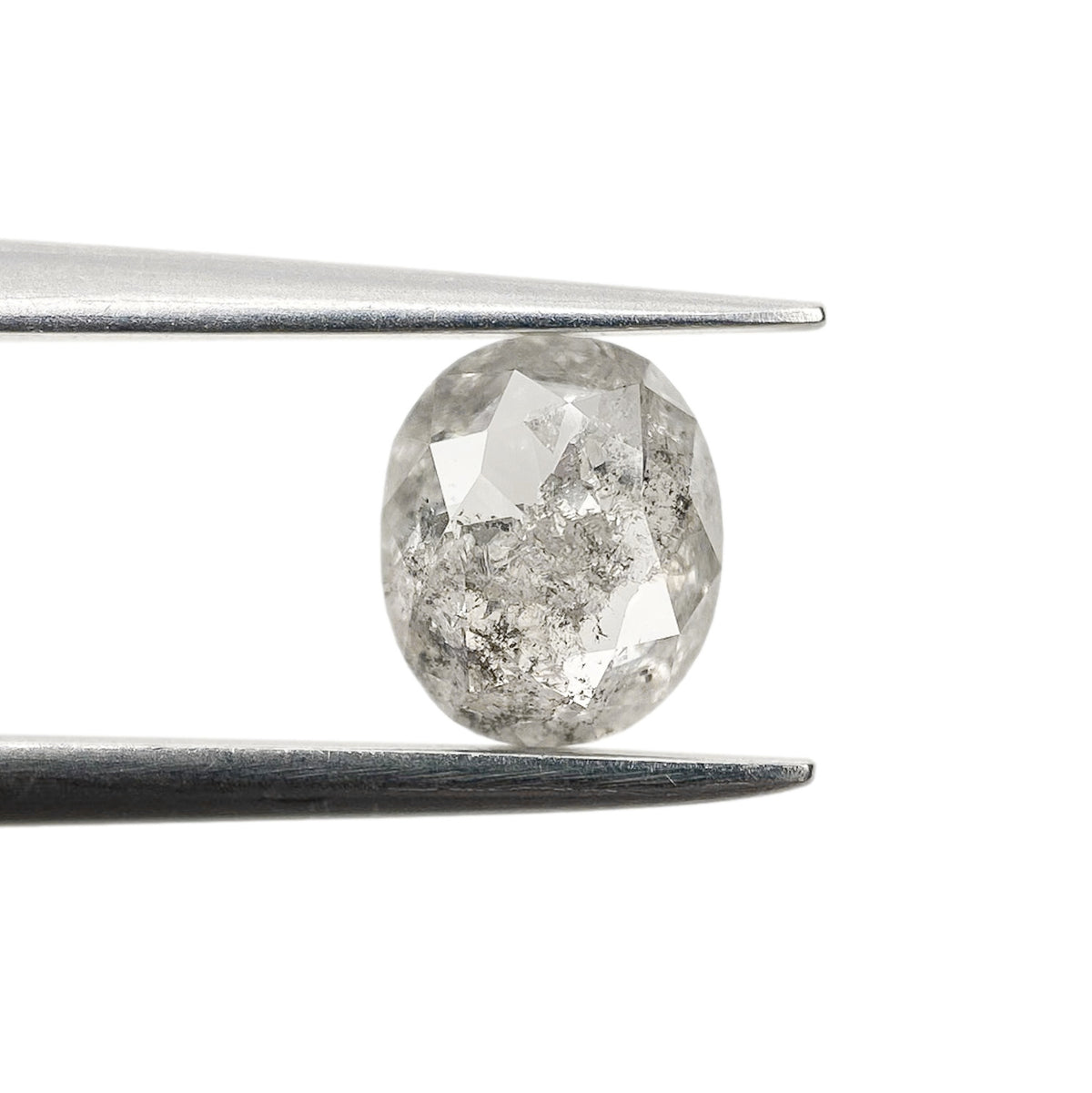 0.92ct | Rustic Oval Shape Rose Cut Diamond - Modern Rustic Diamond
