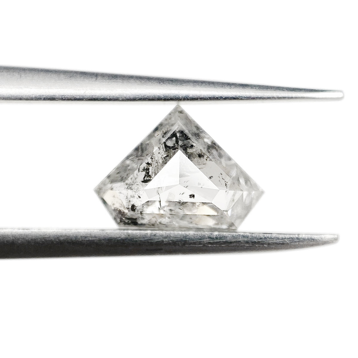0.88ct | Rustic Shield Shape Step Cut Diamond - Modern Rustic Diamond