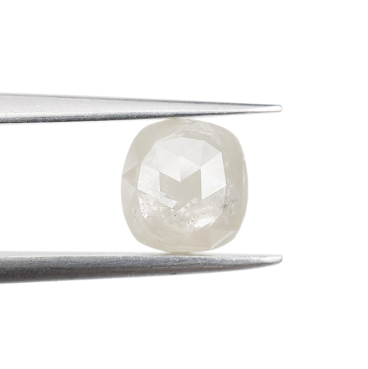 1.37ct | Rustic  Cushion Shape Rose Cut Diamond - Modern Rustic Diamond