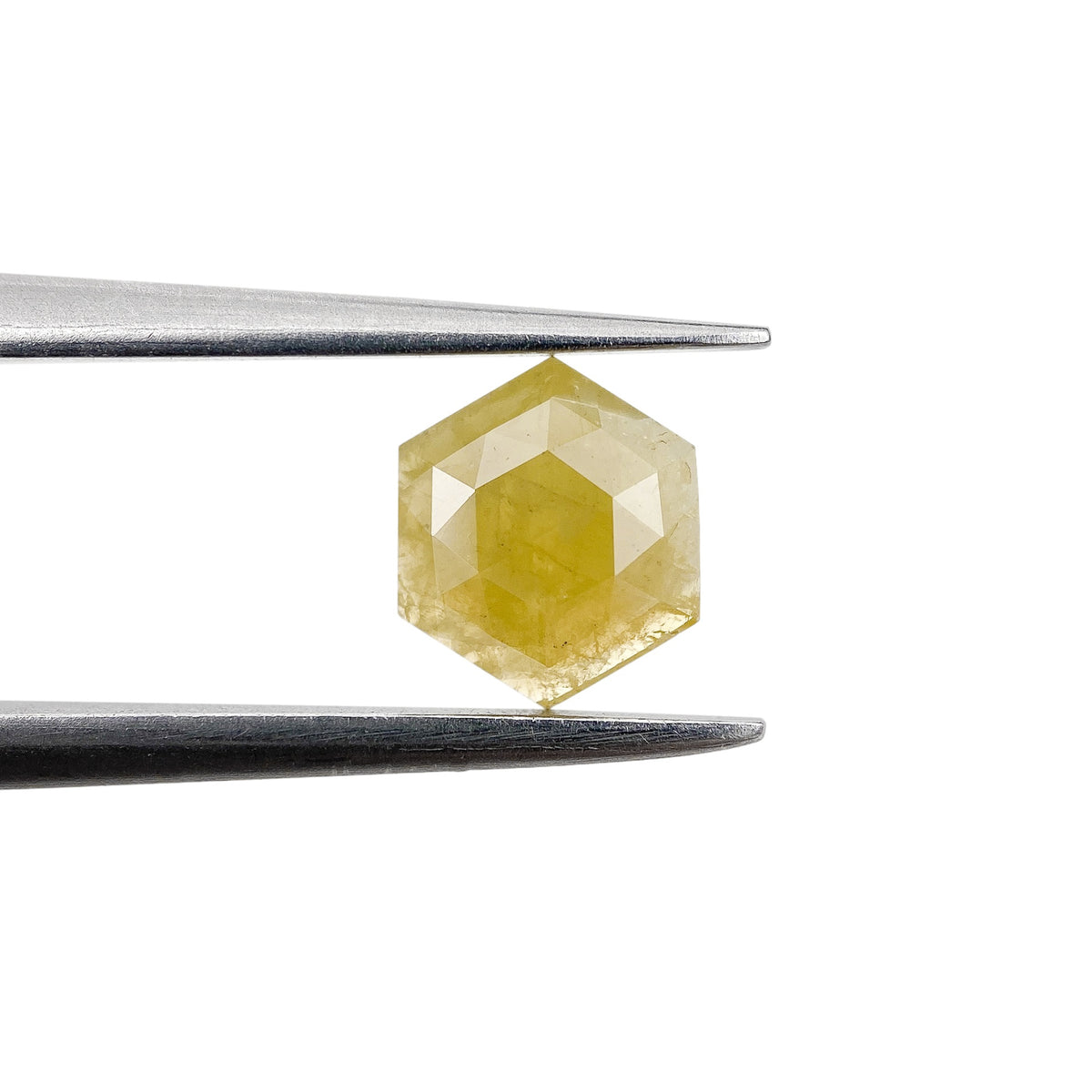 0.62ct | Rustic  Hexagon Shape Rose Cut Diamond - Modern Rustic Diamond