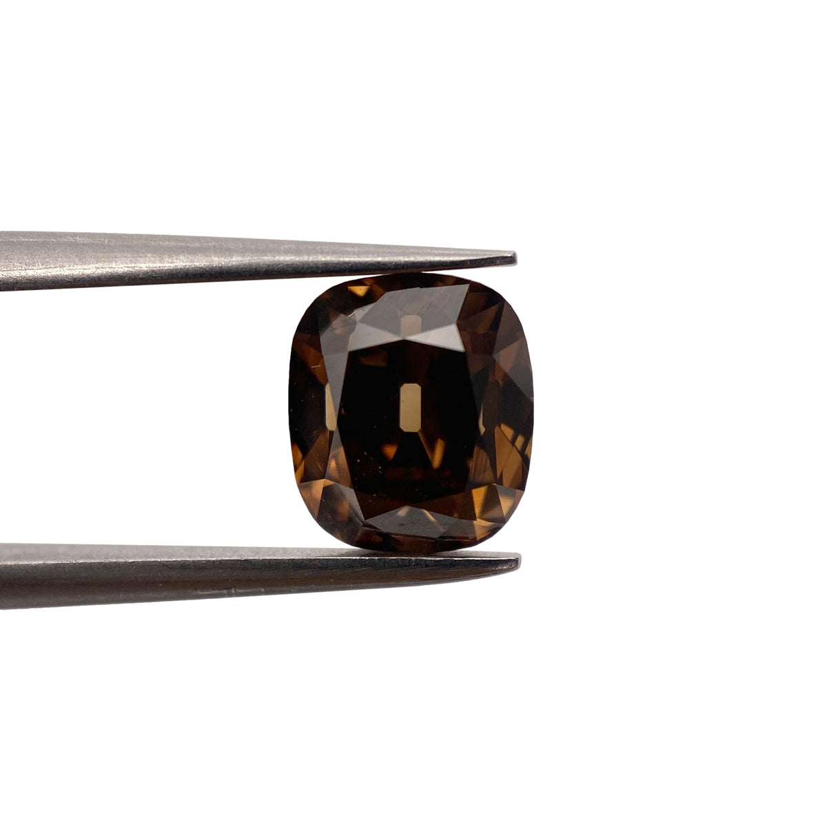 2.08ct | Cognac VVS Cushion Shape Old Mine Cut Diamond - Modern Rustic Diamond