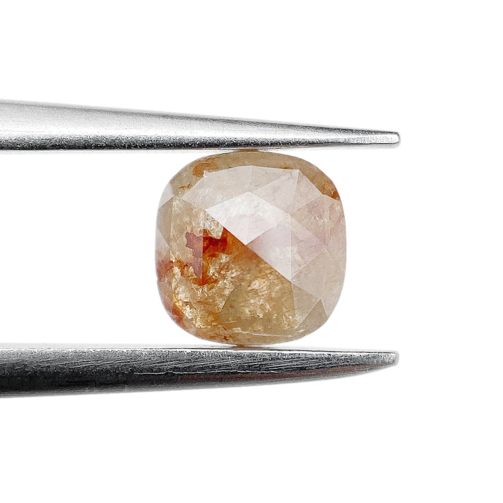 0.59ct | Rstc/ Cushion Shape Rose Cut Diamond - Modern Rustic Diamond