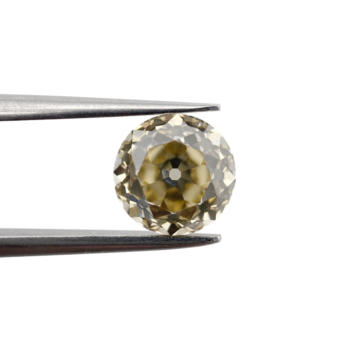 2.02ct | Champagne VVS Round Shape Old European Cut Diamond - Modern Rustic Diamond