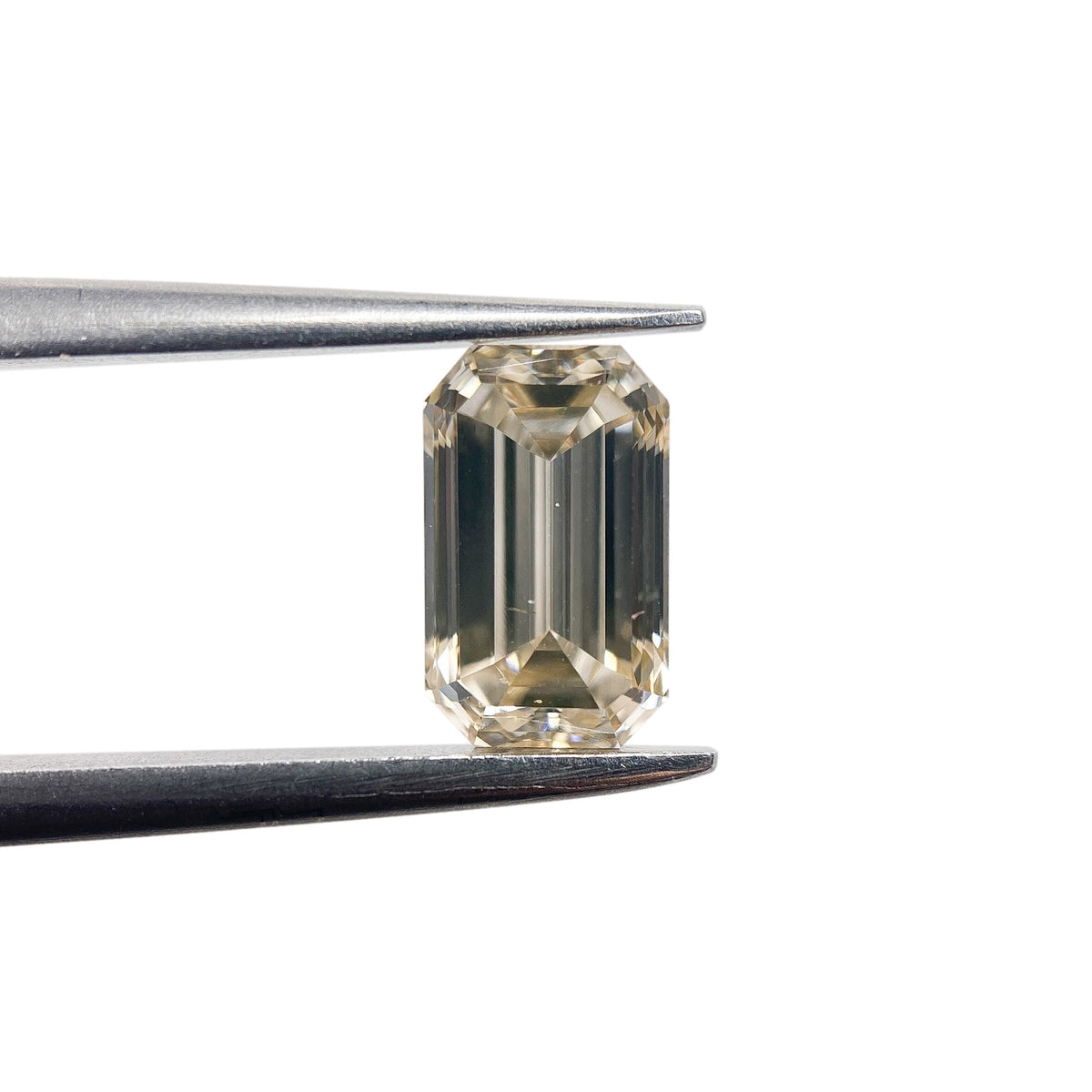 1.00ct | Champagne VS Emerald Shape Step Cut Diamond - Modern Rustic Diamond