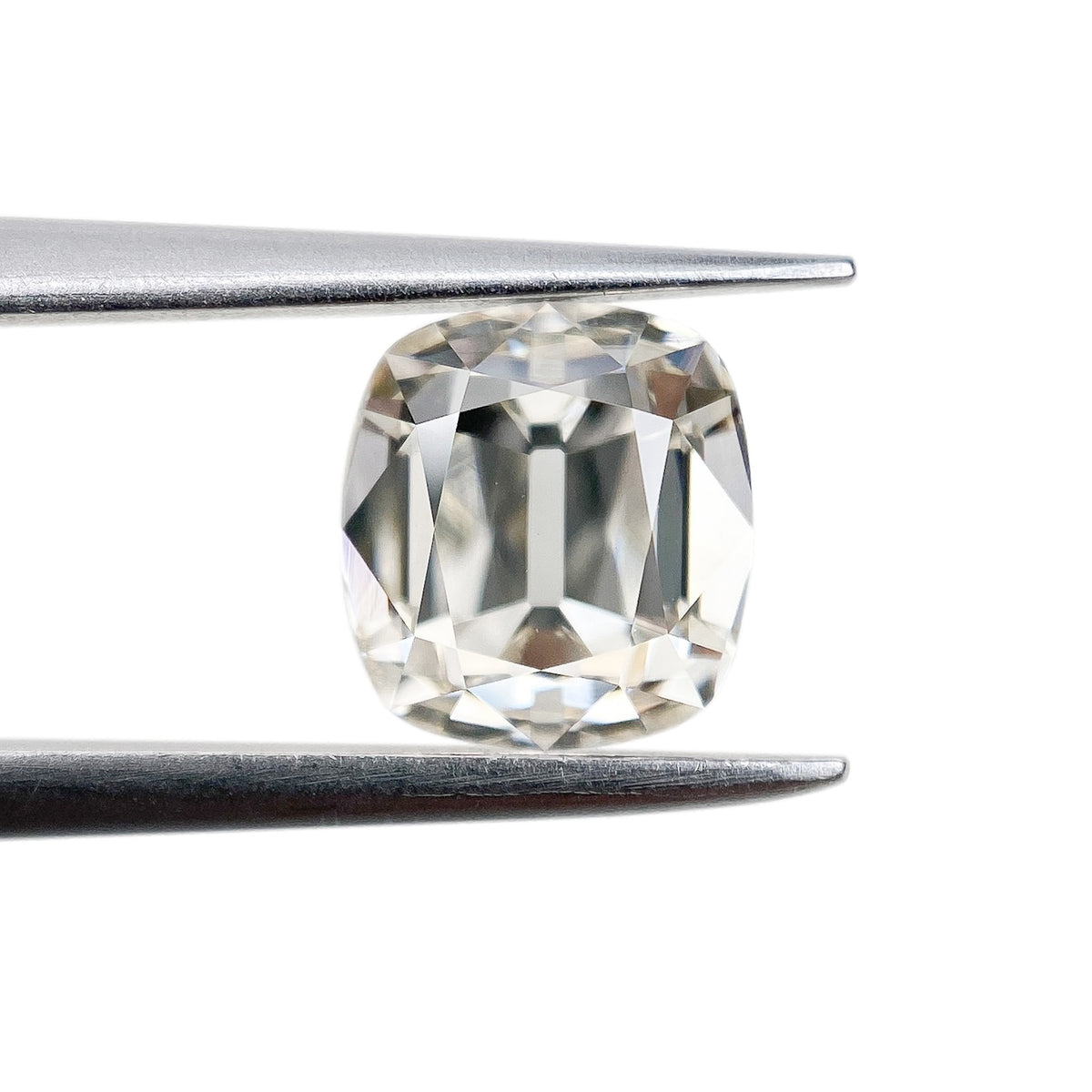 1.54ct | K/SI1 Cushion Shape Old Mine Cut Diamond (GIA) - Modern Rustic Diamond